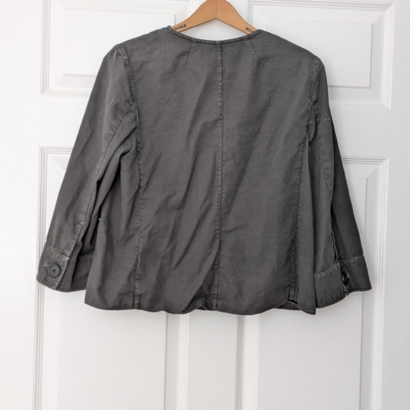 J. Crew City Fit Cropped Twill ModernJacket Prototype Sample 40" Bust Size 6 - Picture 5 of 8